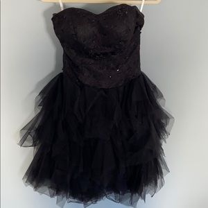 80s Black Dress